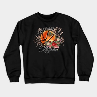 Aesthetic Pattern Clippers Basketball Gifts Vintage Styles Crewneck Sweatshirt